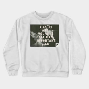 Kiss Me Silent Film Crewneck Sweatshirt